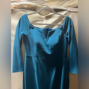Teal Vince Camuto cocktail dress size 12 worn once